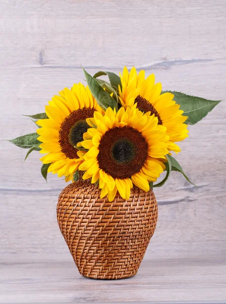 Bouquet of sunflowers — Stock Photo, Image