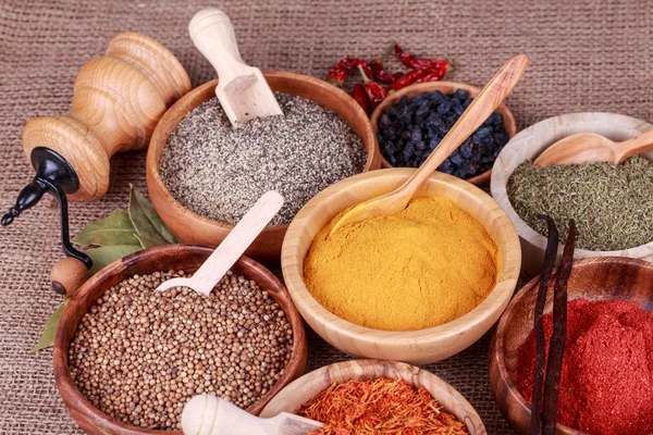 Various spices — Stock Photo, Image