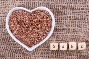 Flax seed clipart
