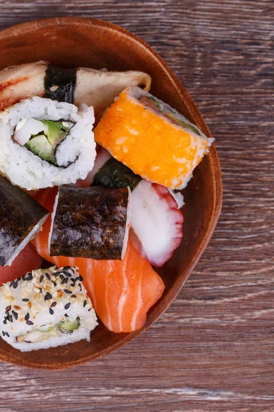 Sushi and Roll — Stock Photo, Image