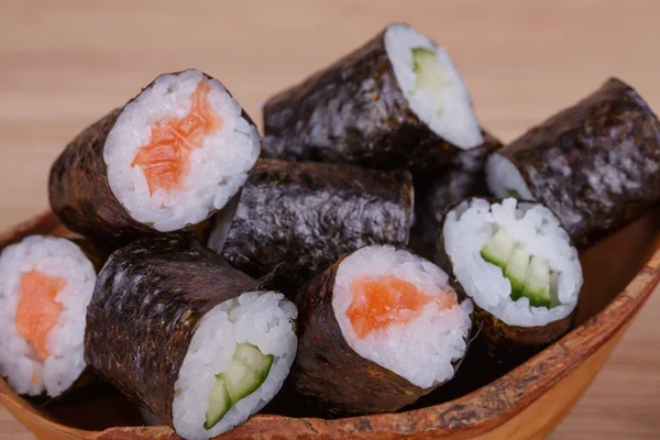 Sushi and Roll — Stock Photo, Image