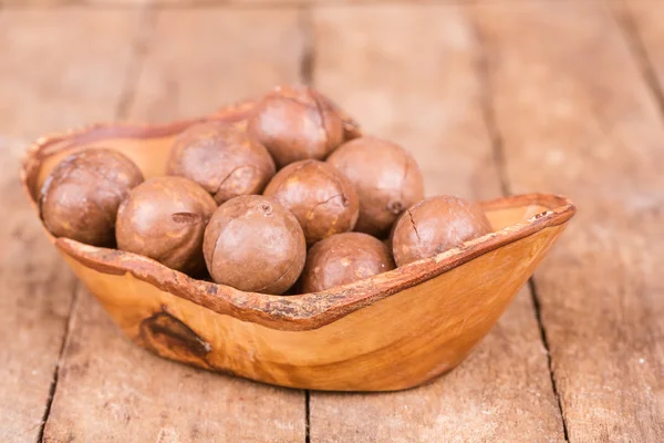 Macadamia καρύδια — Φωτογραφία Αρχείου