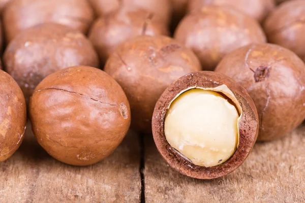 Frutos secos de macadamia — Foto de Stock