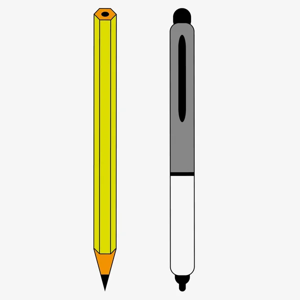 Pencils background — Stock Vector