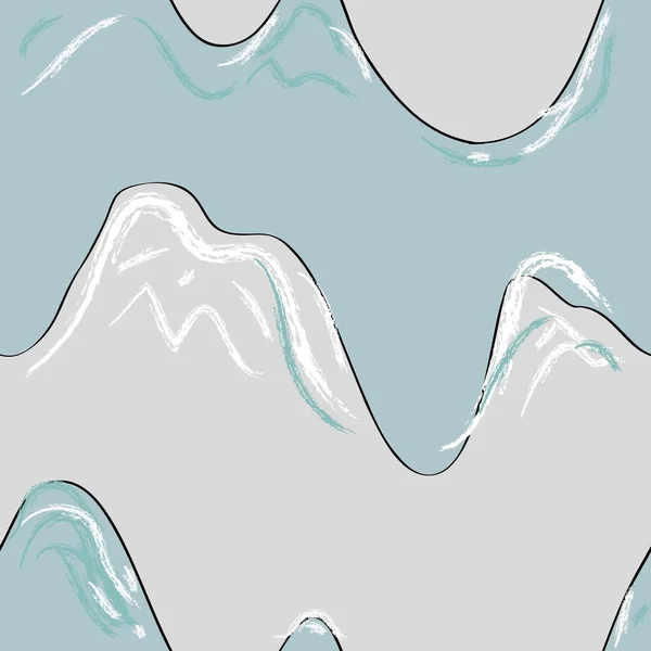 Abstracte berg patroon — Stockvector