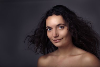 seksi kadının güzellik headshot