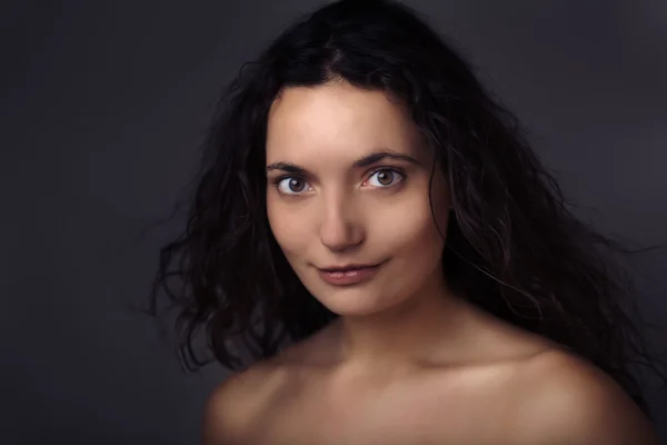 Seksi kadının güzellik headshot — Stok fotoğraf