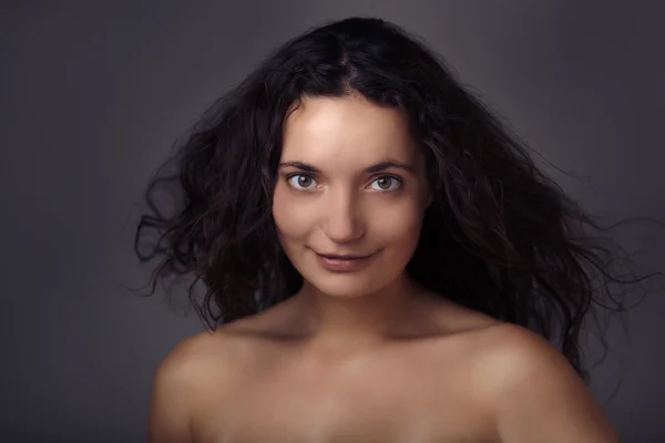 Skönhet headshot sexig kvinna — Stockfoto