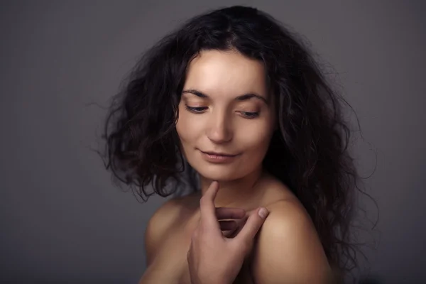 Schönheit Kopfschuss von sexy Frau — Stockfoto