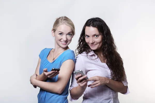Texting each other — Stock Photo, Image
