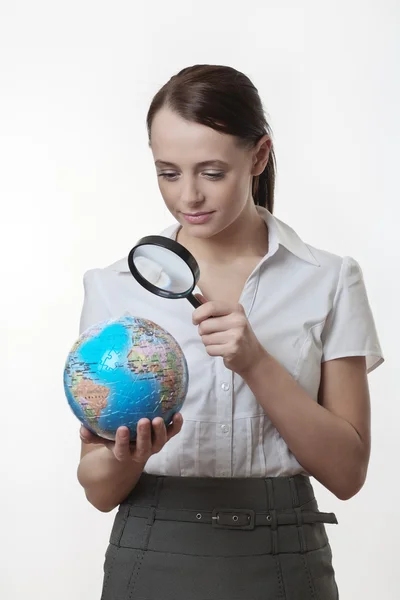 A close up view of the world — Stock Photo, Image