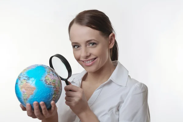A close up view of the world — Stock Photo, Image