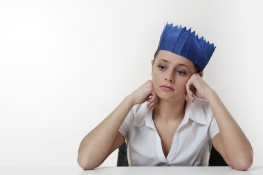 Noel zamanda işyerinde kadın