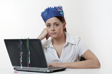 Noel zamanda işyerinde kadın