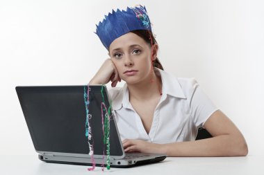 Noel zamanda işyerinde kadın