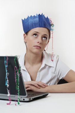 Noel zamanda işyerinde kadın