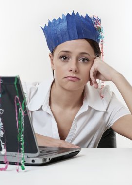 Noel zamanda işyerinde kadın