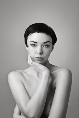 Güzel kadın model.