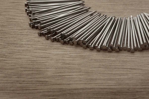 Group of wood nails — Stock Photo, Image