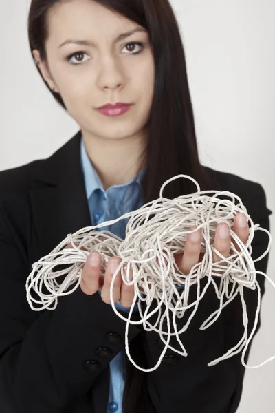 String mess — Stock Photo, Image