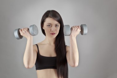 Dumbbell ile çalışma dışarı