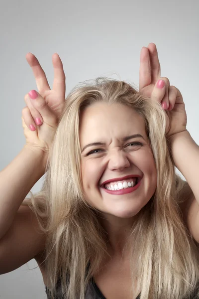 Crazy woman — Stock Photo, Image