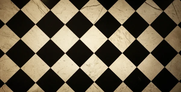 Mosaico quadrato bianco e nero — Foto Stock