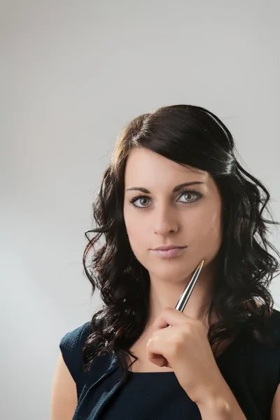 Thinking businesswoman — Stock Photo, Image