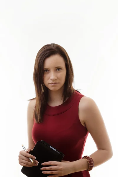 Young woman in dress — Stock Photo, Image