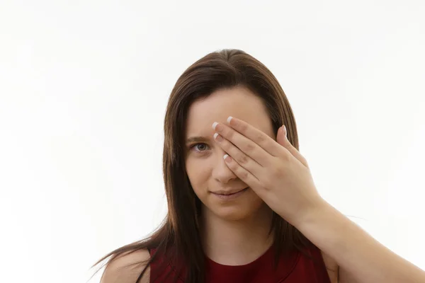 Giovane donna in abito — Foto Stock