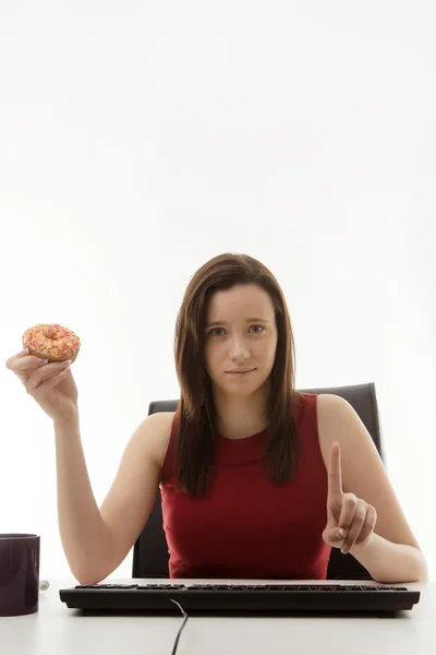 Young woman in dress — Stock Photo, Image