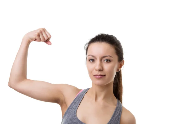 Flexing muscles — Stock Photo, Image