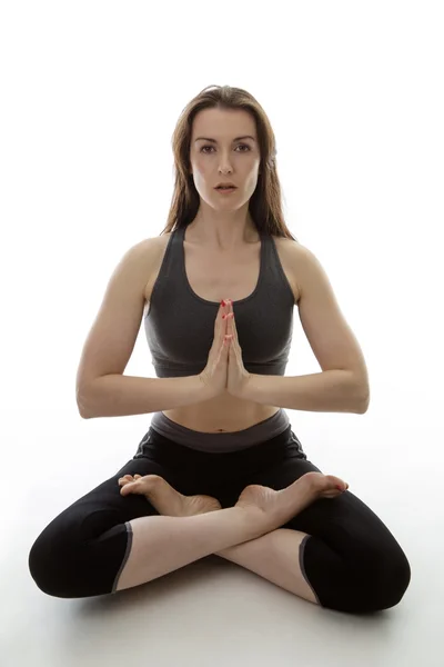Yoga trabalhar para fora — Fotografia de Stock