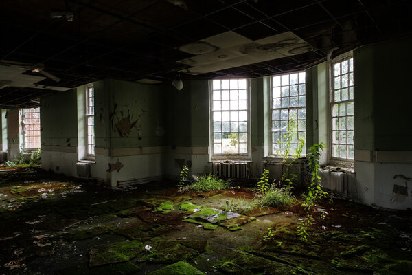 old abandoned building