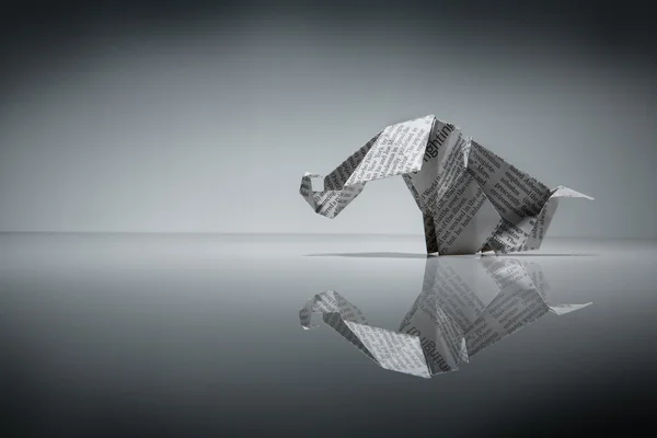Origami die Kunst des Papierfaltens — Stockfoto