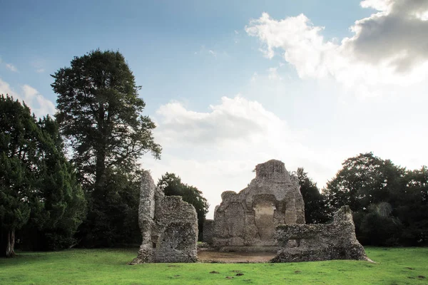 Weeting Castle Середньовічний Особняк Селі Weeting Norfolk England — стокове фото