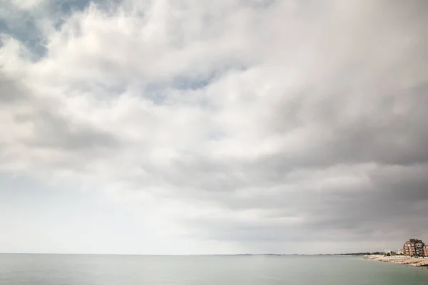 Мбаппе Побережье Гальванического Пляжа Bognor Regis Южной Англии — стоковое фото