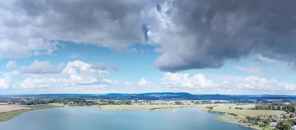 Panorama Antenn Bild Bosham Hamn Västra Sussex England — Stockfoto