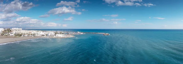 Vista Aerea Panoramica Della Costiera Benalmadena Spagna — Foto Stock
