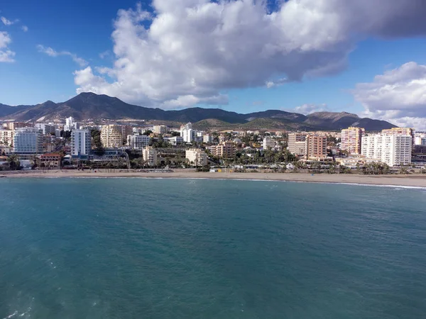 İspanya 'daki Benalmadena' nın hava manzarası