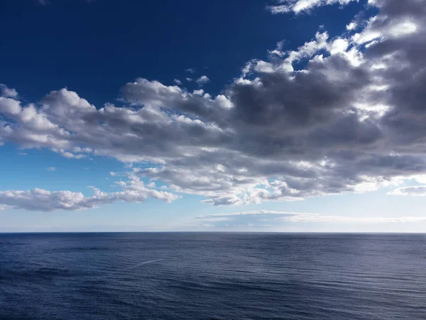 Imagen Del Paisaje Marino Del Mar Cielo Sobre Océano — Foto de Stock