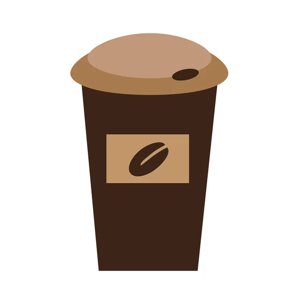 Te gaan koffiekopje — Stockvector