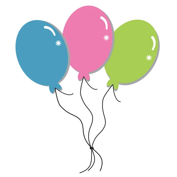 Baloane colorate — Vector de stoc