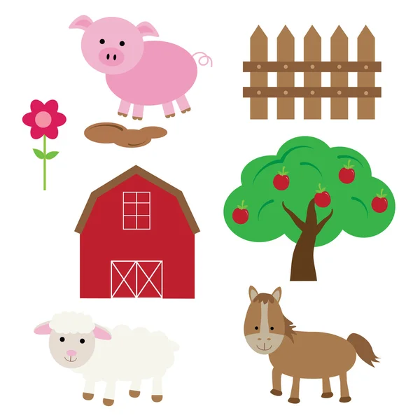 Barnyard — Stock Vector