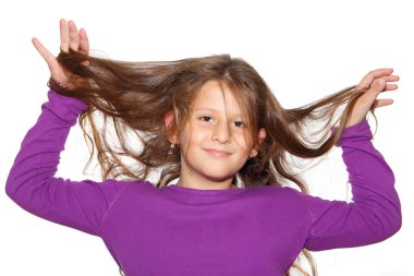 Şirin küçük kız.