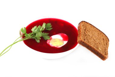 Pancar çorbası ile pancar