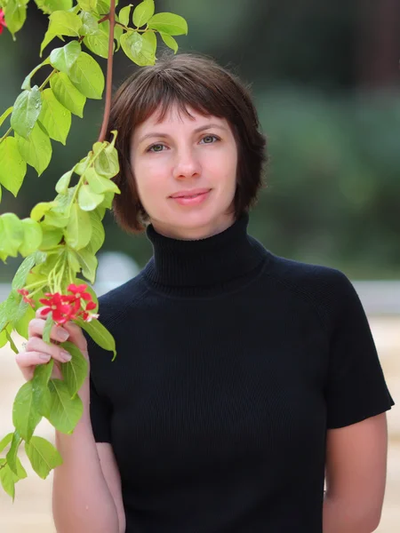 Brünette Frau — Stockfoto