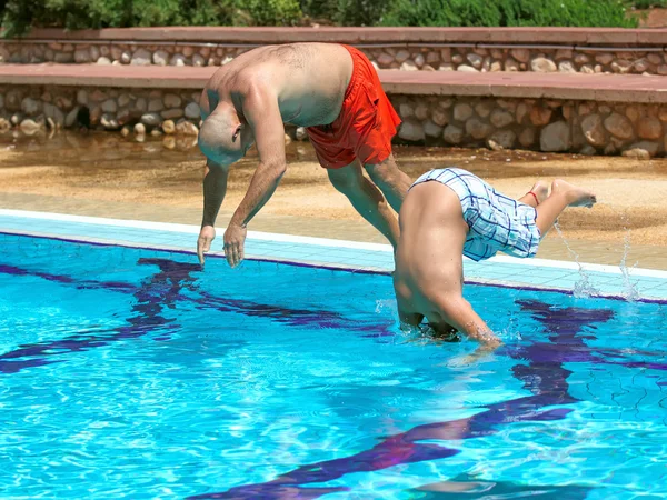 Padre e figlio — Foto Stock