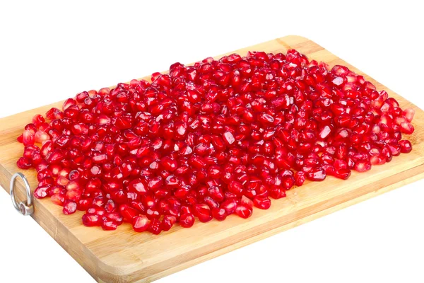 Grain of red pomegranate — Stock Photo, Image