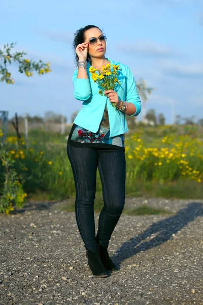 Young brunette — Stock Photo, Image